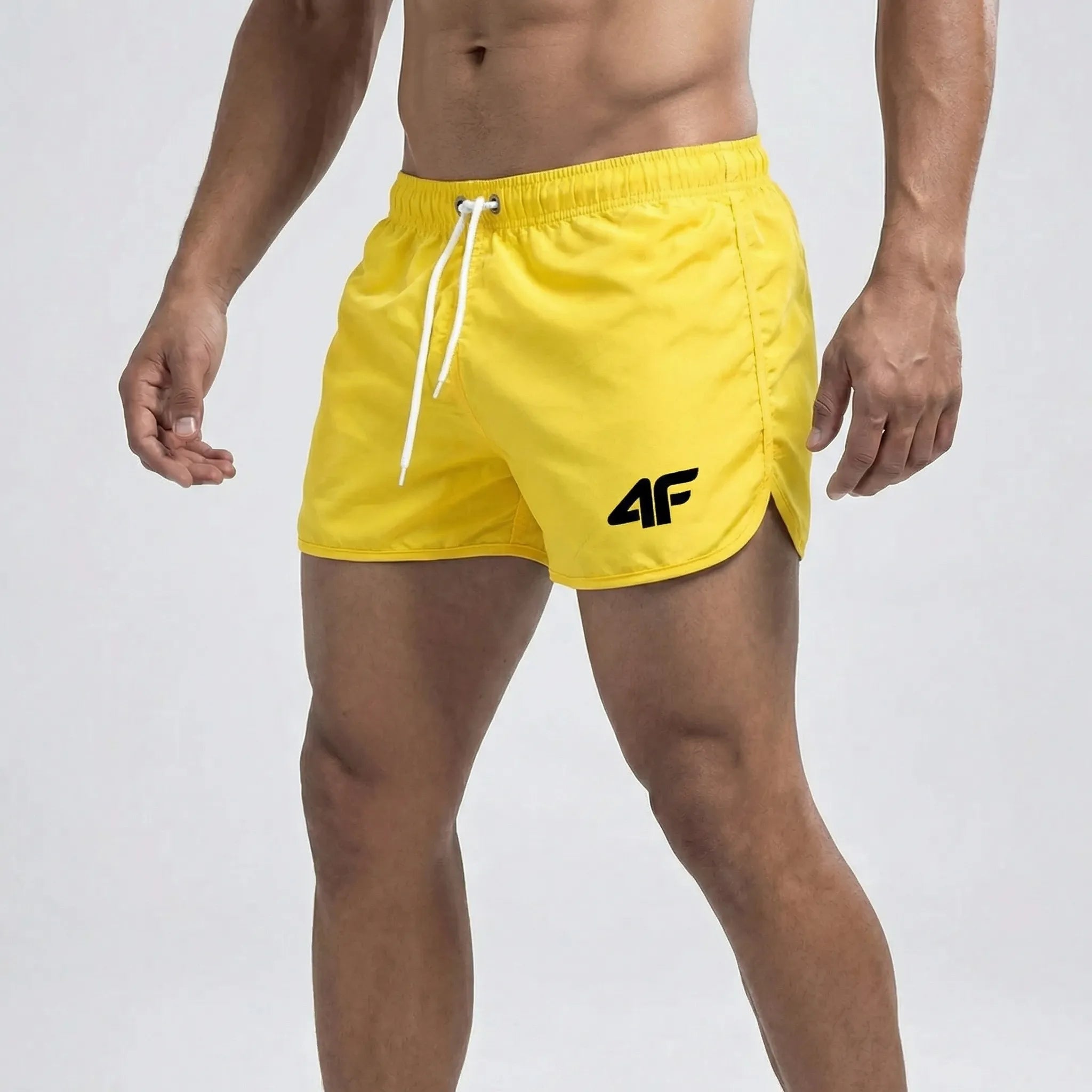 Women's slim fit swim shorts designed for active beach use, featuring a comfortable waistband and quick-drying fabric, perfect for swimming, beach sports, and outdoor 12