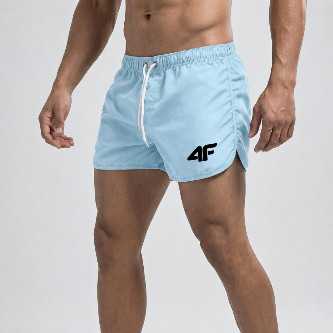 Women's slim fit swim shorts designed for active beach use, featuring a comfortable waistband and quick-drying fabric, perfect for swimming, beach sports, and outdoor 14