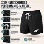 Women's slim fit swim shorts designed for active beach use, featuring a comfortable waistband and quick-drying fabric, perfect for swimming, beach sports, and outdoor 5