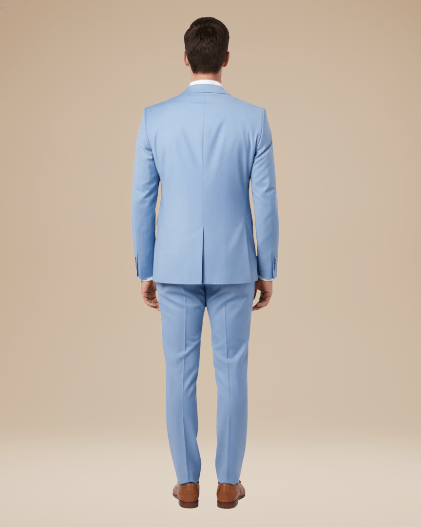 Women's tailored two-piece suit featuring a sleek blazer and fitted trousers, perfect for office wear and versatile occasions, available in classic colors and designed for a flattering 2