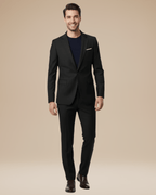 Women's tailored two-piece suit featuring a sleek blazer and fitted trousers, perfect for office wear and versatile occasions, available in classic colors and designed for a flattering 5