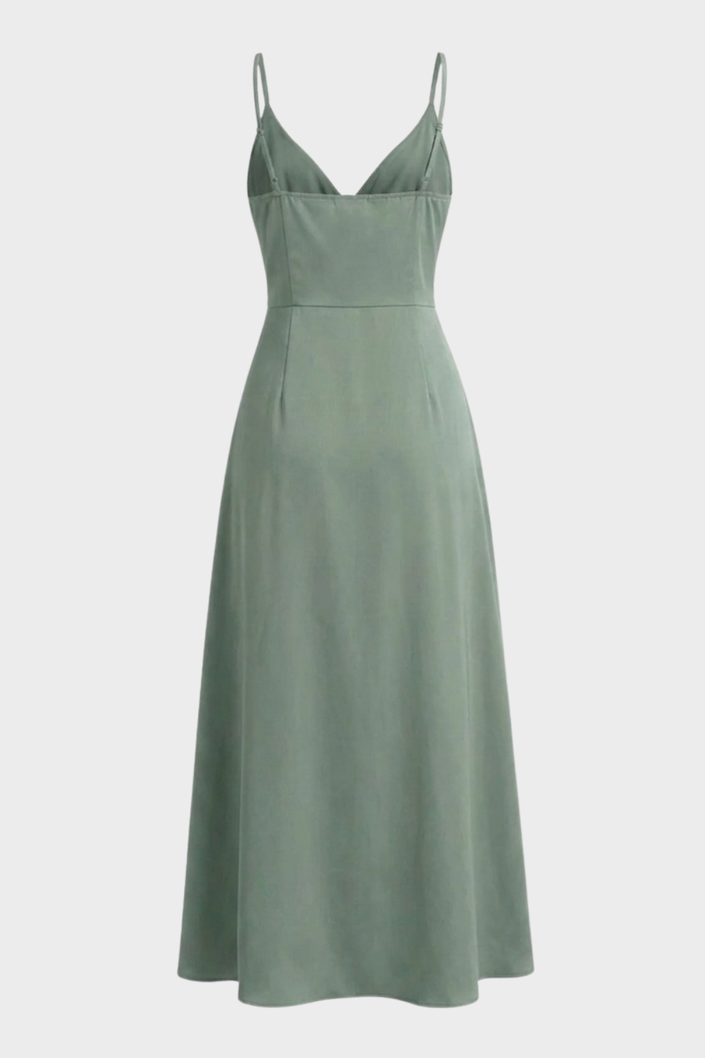 Women's wrap maxi dress featuring spaghetti straps, perfect for summer formal occasions, showcasing a stylish and elegant design with a flowing silhouette. 2