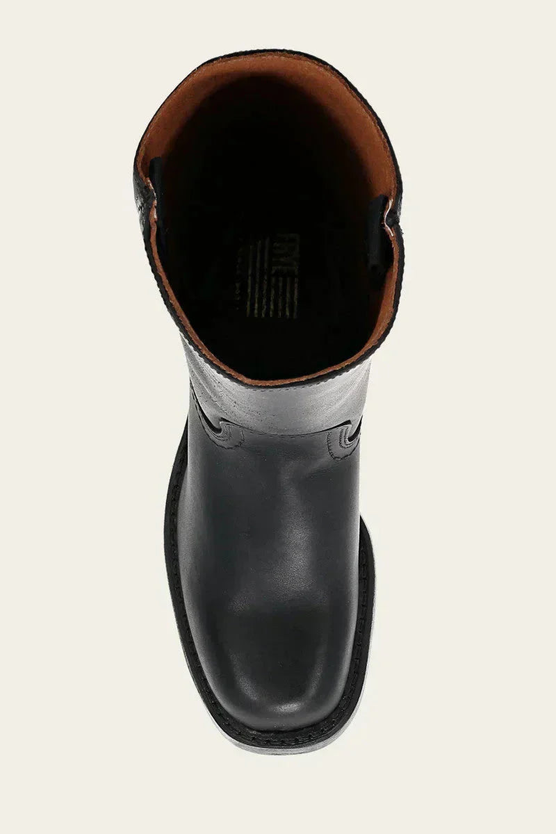 Leather Knee-High Boots