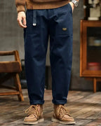 Wide Leg Cargo Trousers with Pocket Panels