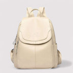 Women's Anti-Theft Leather Backpack