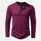 Cotton Casual Henley Shirt
