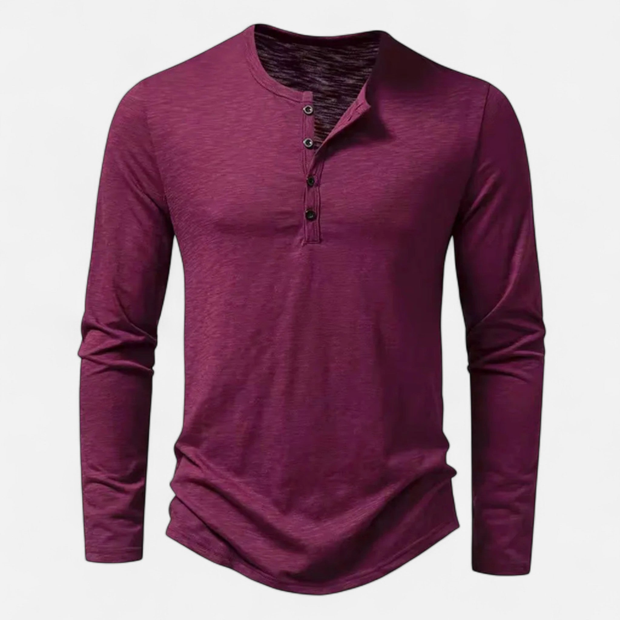 Cotton Casual Henley Shirt