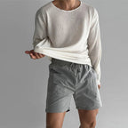 Breathable Knit Shirt Men Relaxed Fit