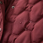 Women's warm luxury longline hooded down coat