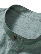 Cotton-Linen Shirt and Pants Set