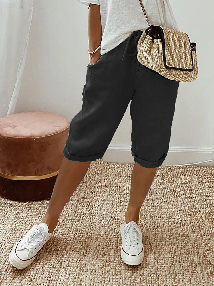 Cotton Linen Shorts