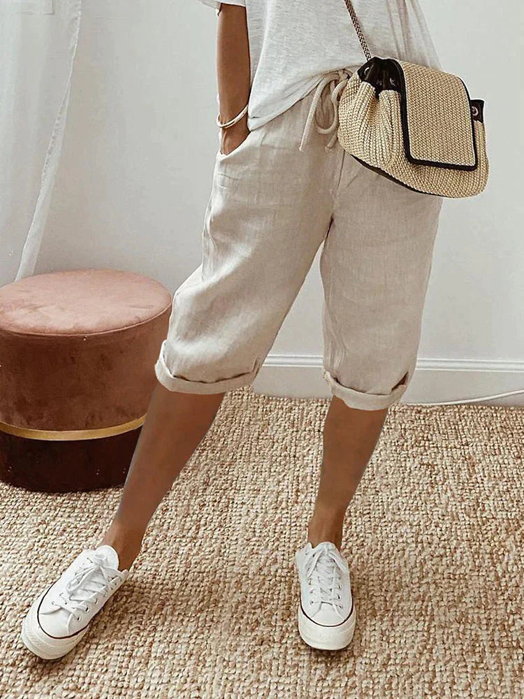 Cotton Linen Shorts