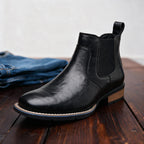 Men's premium leather ankle boots