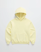 Women's comfy hoodie and sweatpants loungewear set in yellow