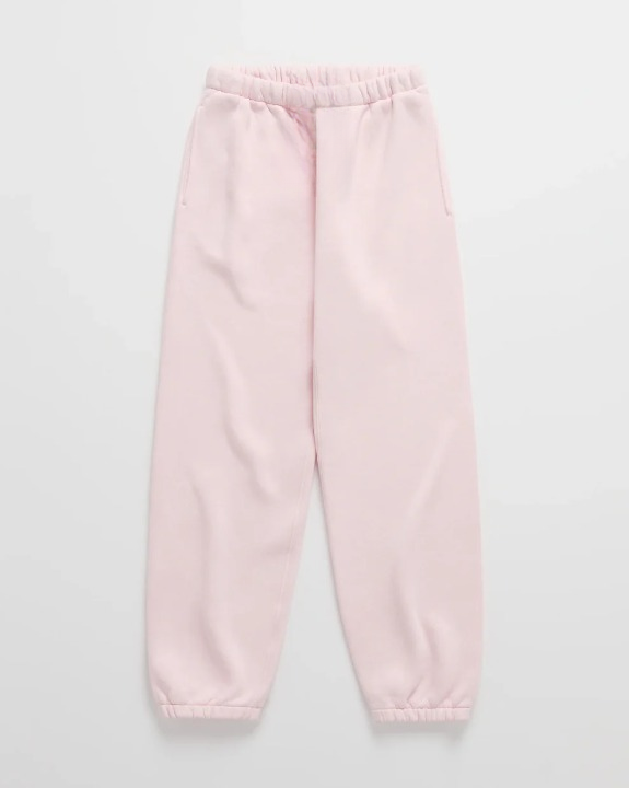 Women's comfy hoodie and sweatpants loungewear set in pink