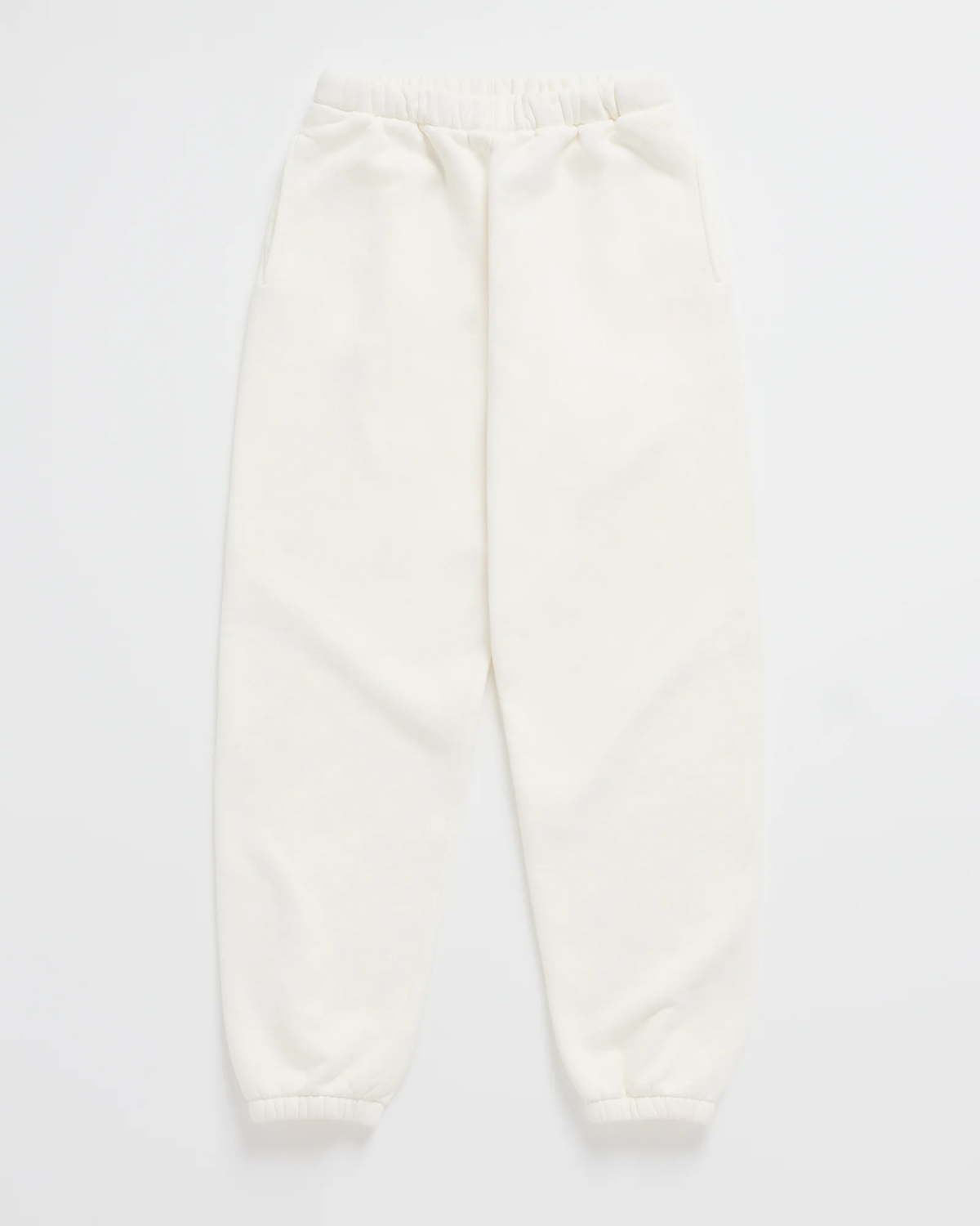 Women's comfy hoodie and sweatpants loungewear set in white