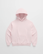 Women's comfy hoodie and sweatpants loungewear set in pink