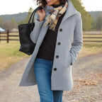Women's Classic Wool Blend Pea Coat