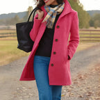 Women's Classic Wool Blend Pea Coat
