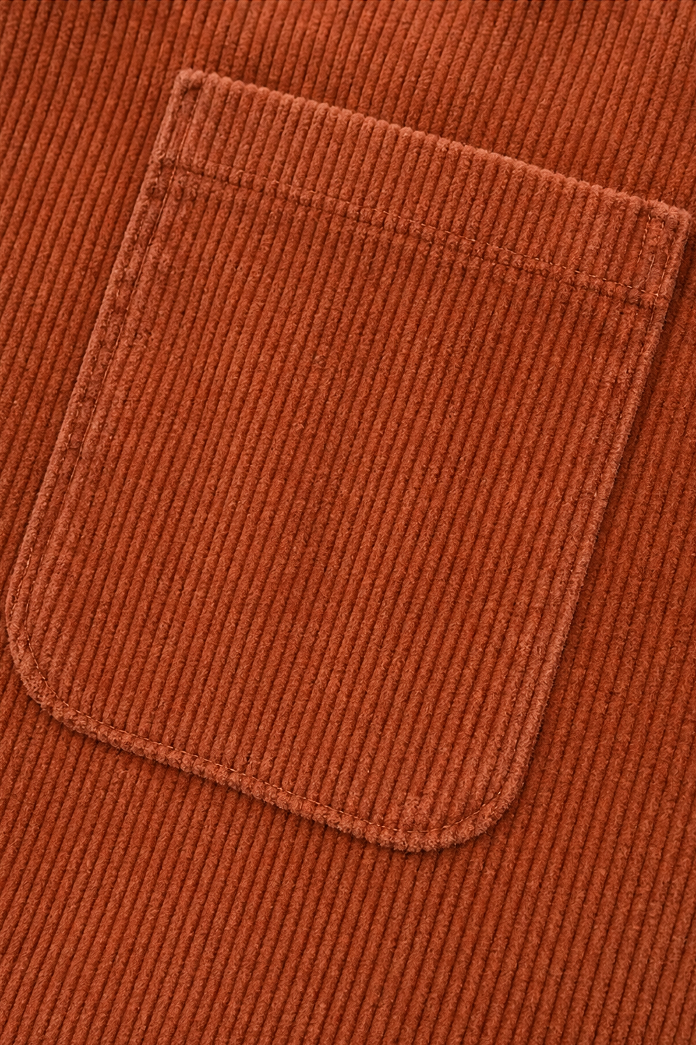Corduroy notch lapel blazer with patch pockets